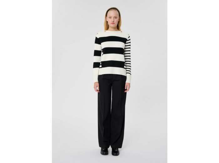 Pull Poetesse Ecru en Polyester