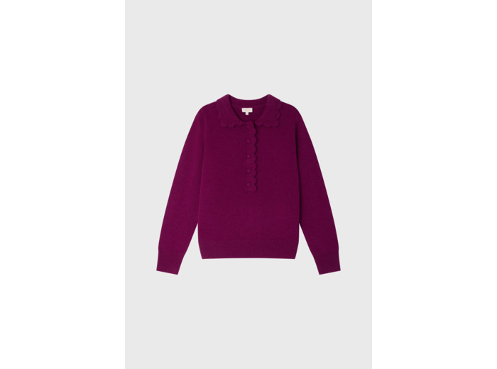 Pull polo en laine - JANIRA