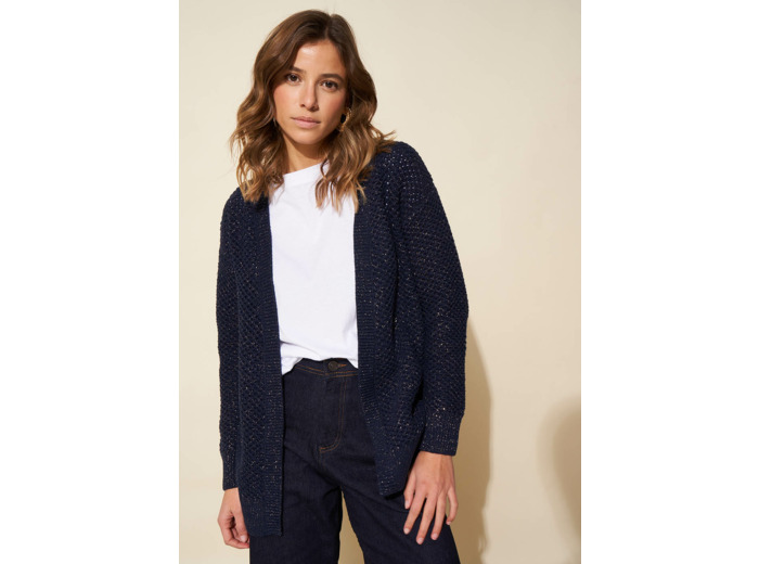 Cardigan au détails scintillants