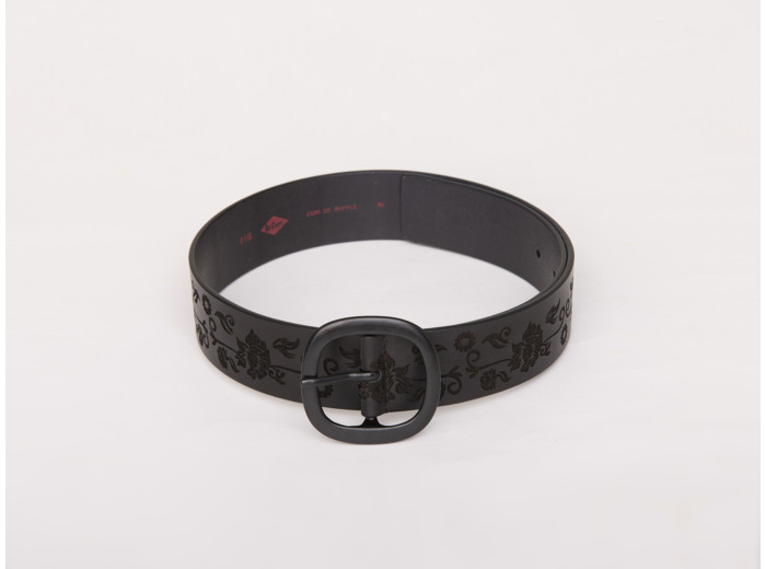 Ceinture detail fleur découpe laser