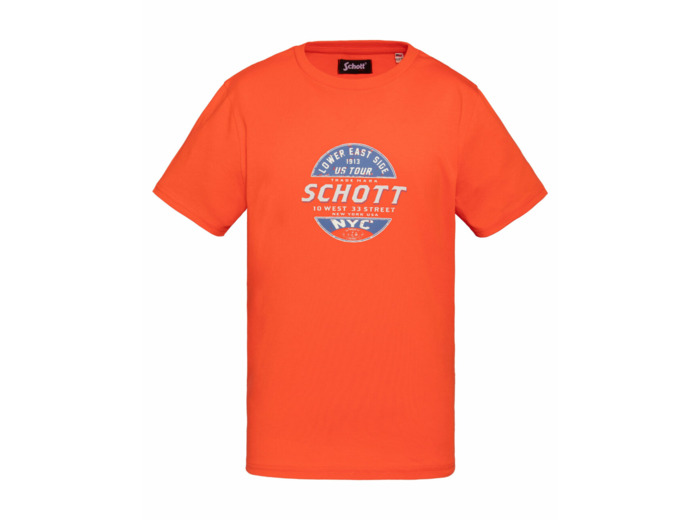 T-shirt imprimé SCHOTT TSUSTOURB