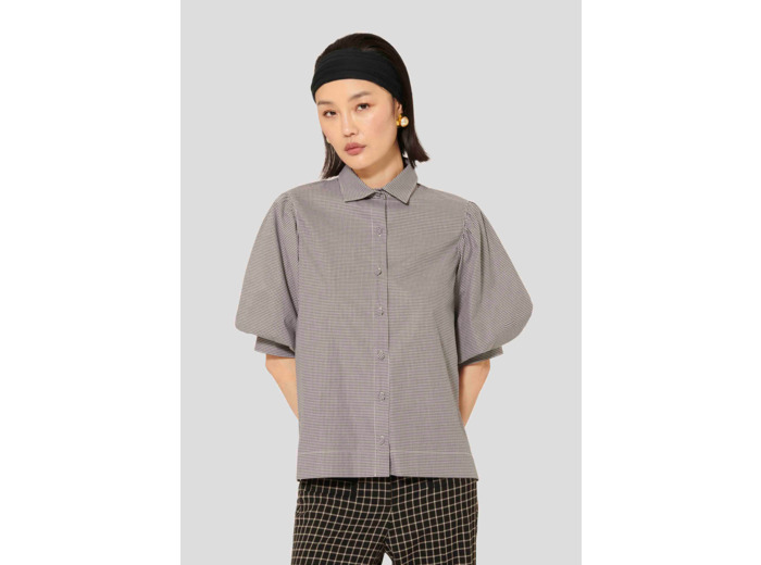 Chemise Calypso Charcoal en Coton