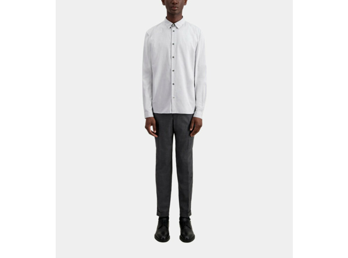 Chemise Manches Longues black white