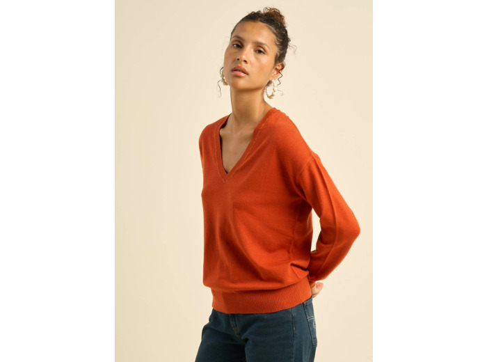 Pull ample col V