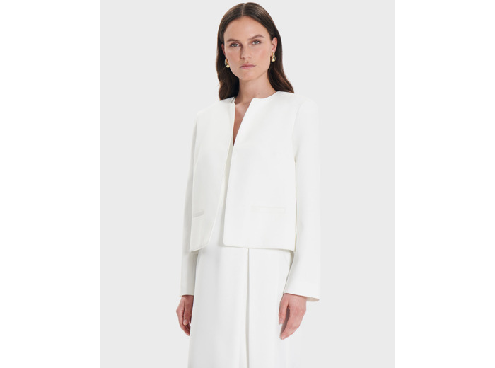 Veste Vincenzo Ecru en Polyester