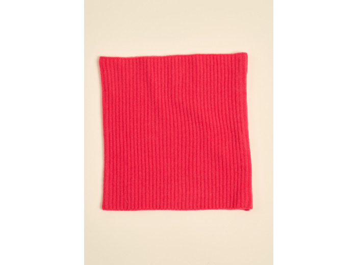 Tour de cou à cotes en cachemire