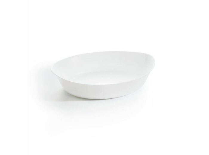 Plat de cuisson ovale 32x20cm blanc Smart Cuisine