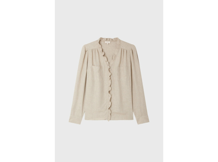 Chemise lurex à volants - BERWYN