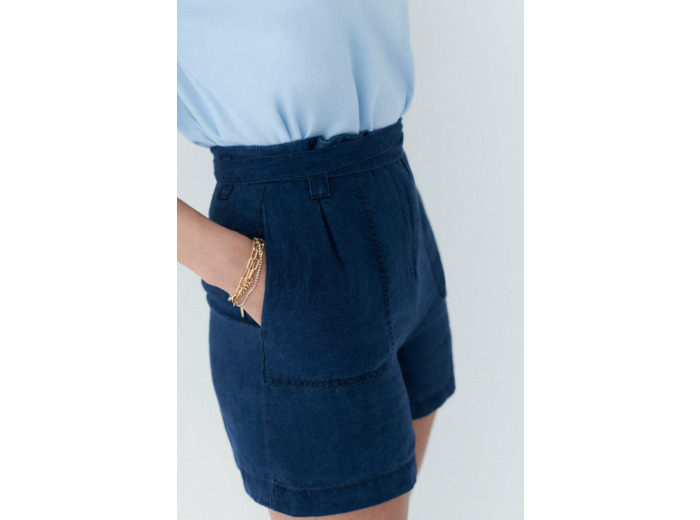 Short stephen 100% lin