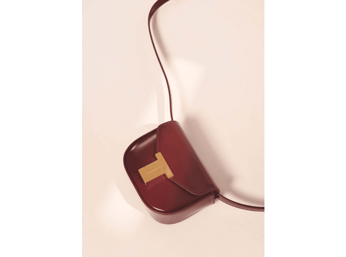 Sac Mini Bordeaux en Cuir