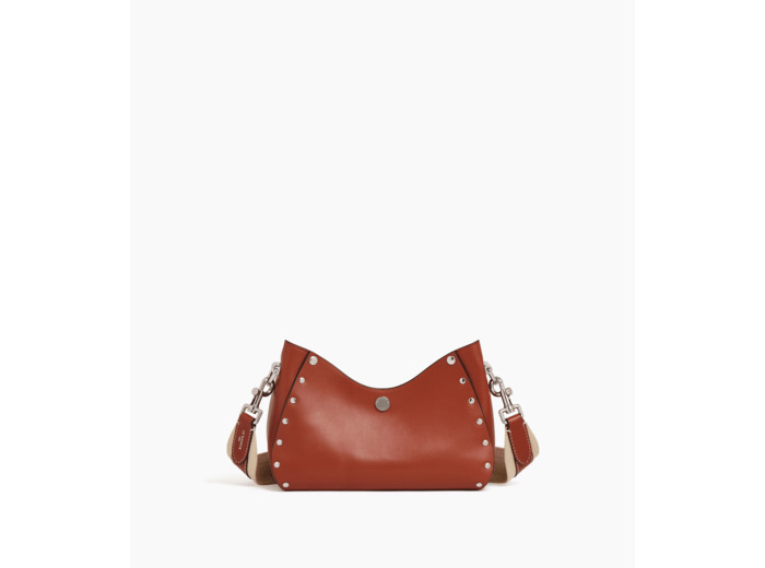 Petit sac bandoulière Sans Couture en cuir lisse