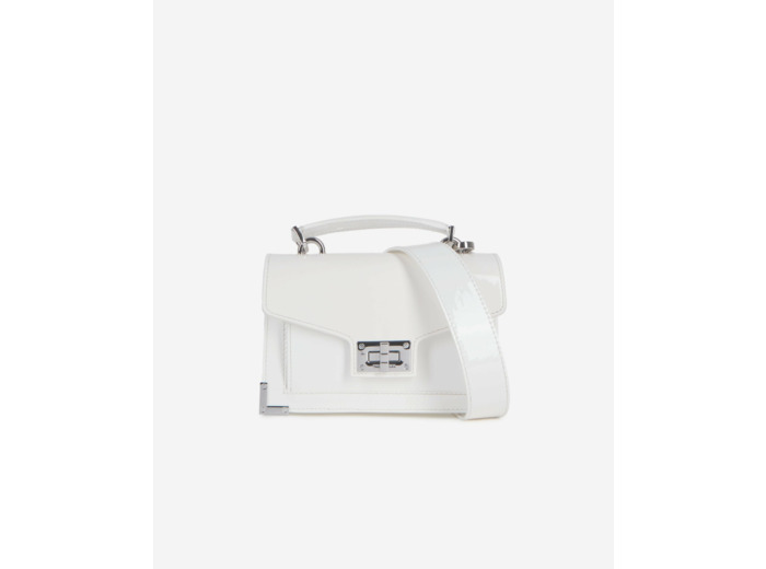 Sac Emily Nano En Cuir Blanc white
