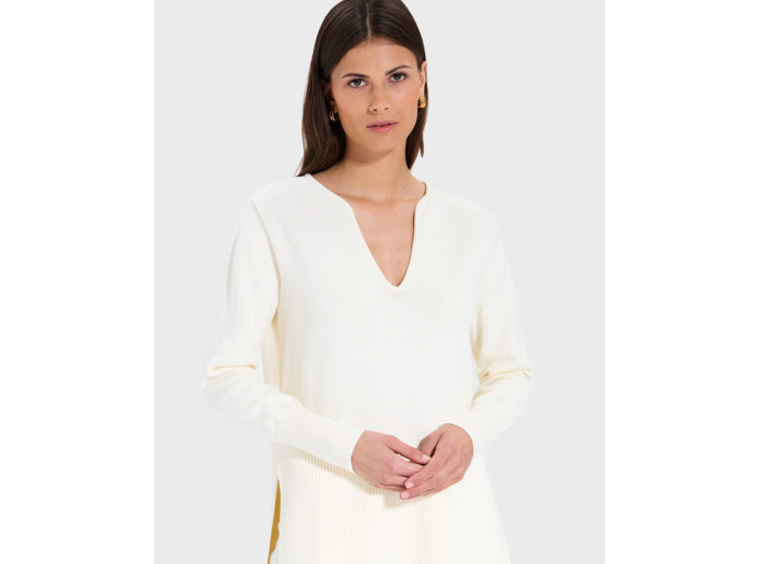 Pull Nalani Ecru en Laine