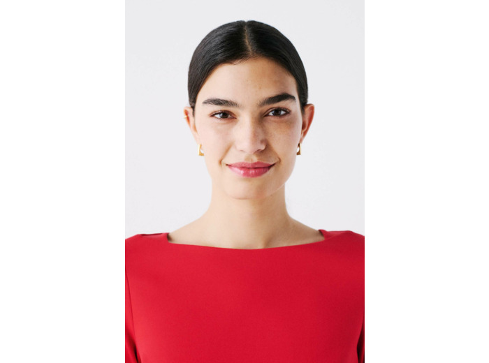 Blouse carmin