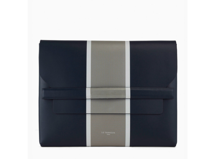 Pochette A4 Justin en cuir lisse
