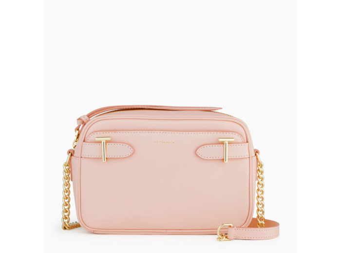 Sac bandoulière Laura en cuir lisse