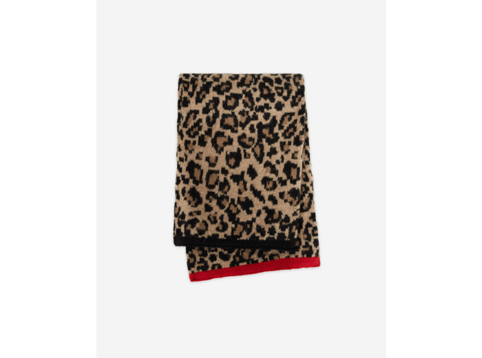 Echarpe Jacquard Leopard leopard