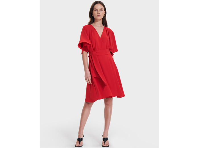 Robe Russel Rouge en Polyester