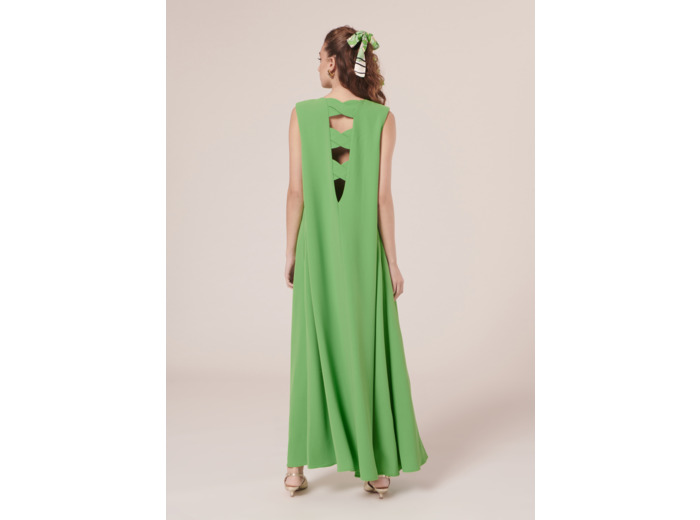Robe Roxy Vert en Polyester