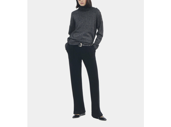 Pull En Laine Et Cachemire Noir black