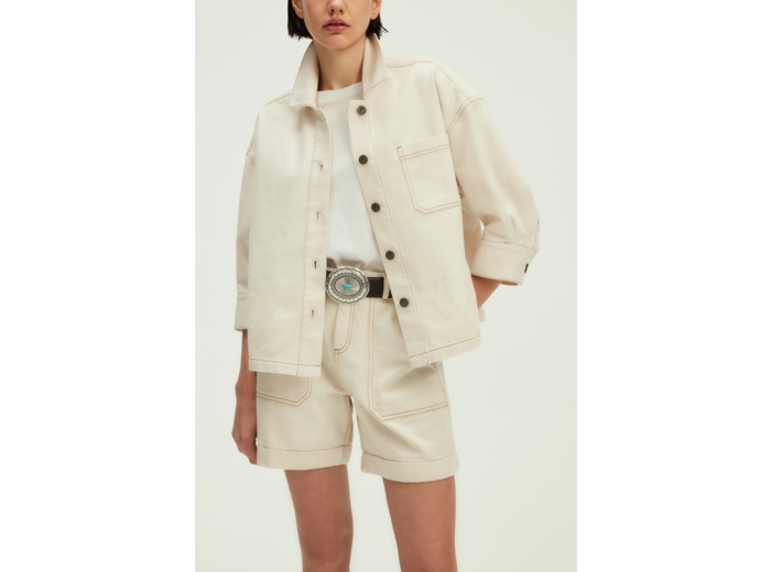 Surchemise en denim écru - REANE