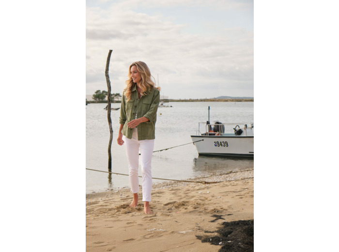 Veste femme en toile Raven