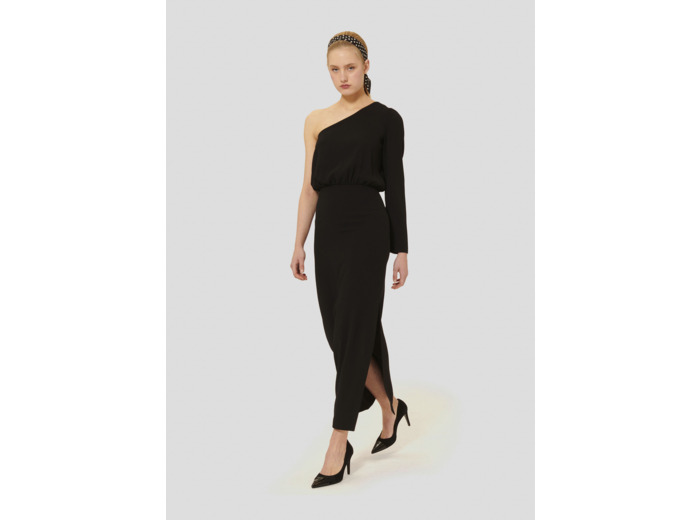 Robe Richie Noir en Polyester