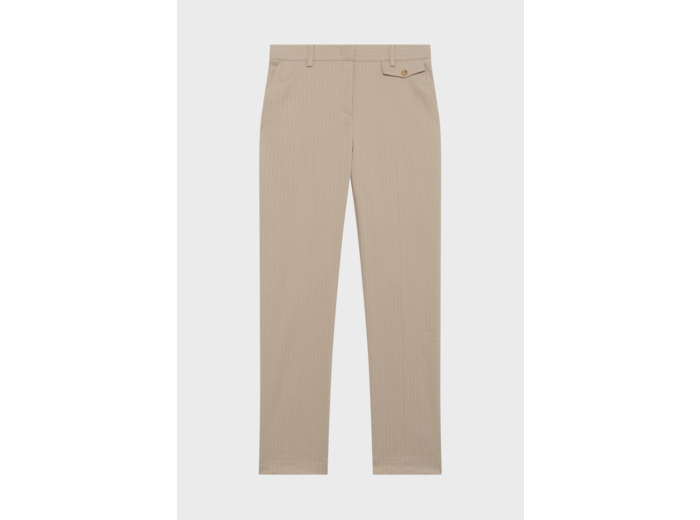 Pantalon 7/8 de tailleur à fines rayures - JILL