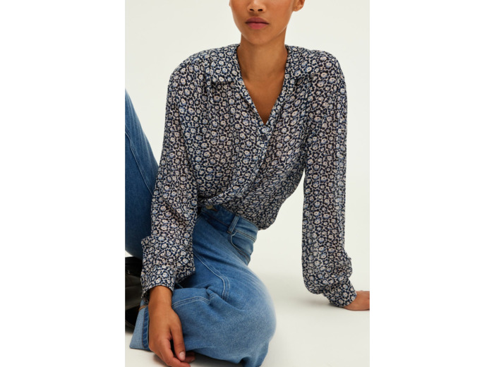 Chemise en mousseline fleurie - BRAILLE