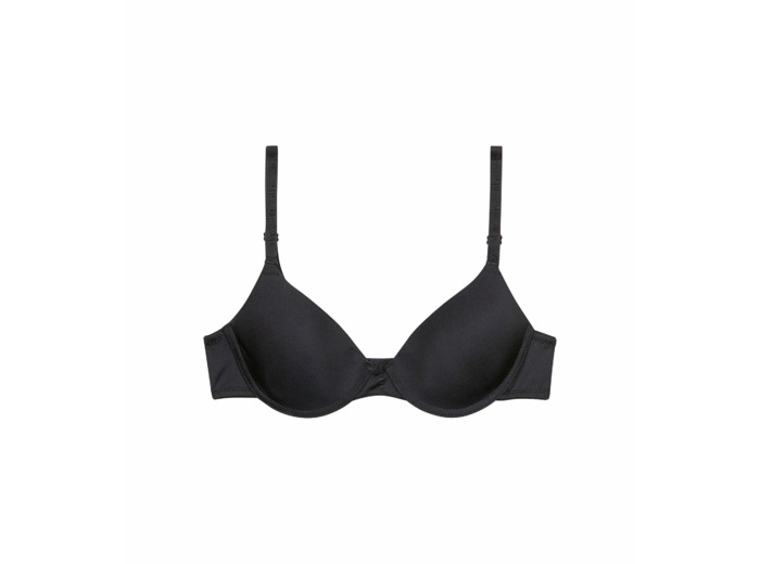 Soutien-gorge à coques noir pour fille Dim Invisible