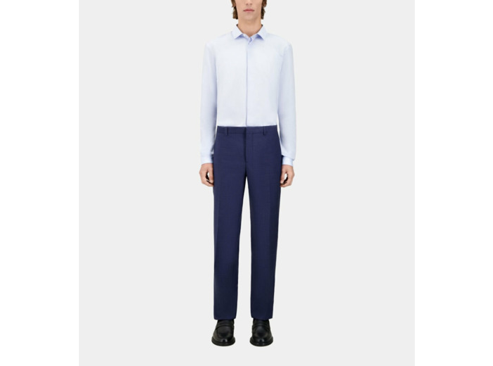 Pantalon de costume classique poches italiennes navy