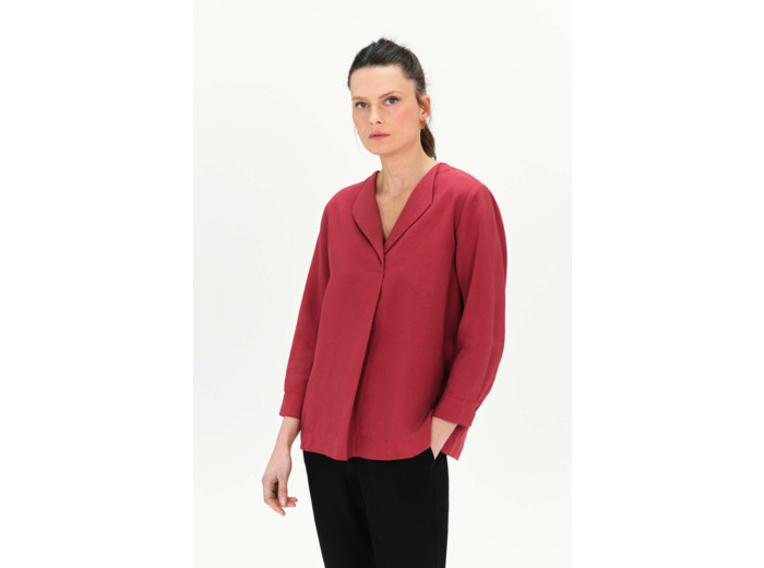 Blouse cachou