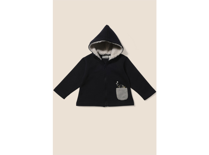 Veste bébé fille zippée Magnolia