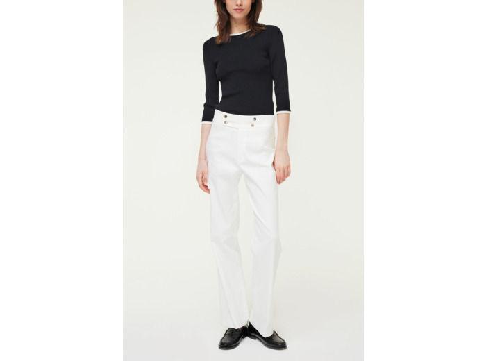 Pantalon large en coton - CASEY