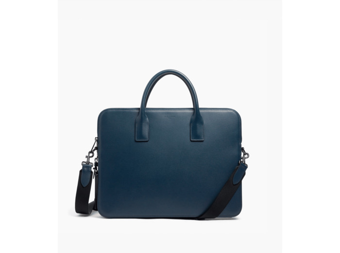 Porte document slim 15" Emile en cuir liégé