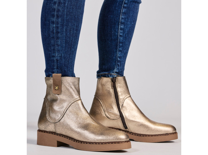Boots Femme Suza Bronze