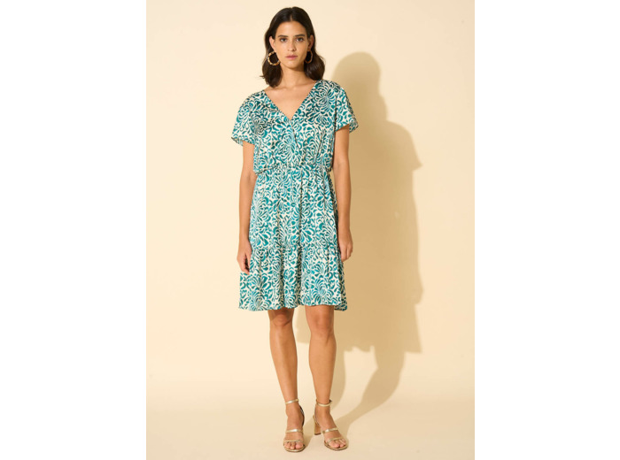 Robe courte imprimée