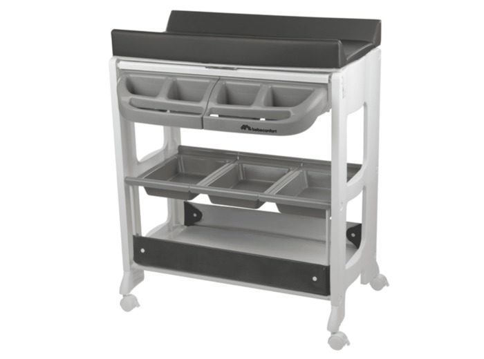 Table à langer et baignoire 2 en 1 Dolphy Mist Gray