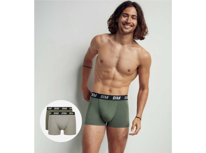 Lot de 2 boxers homme à thermorégulation active Vert Regul Activ