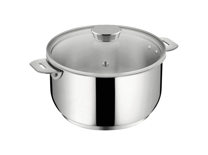 Faitout inox salvaspazio avec couvercle 24 cm (5.4l)