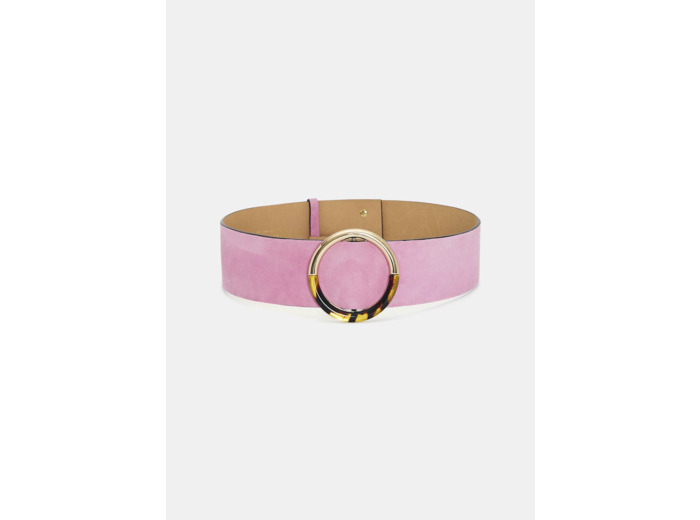Ceinture Lauren rose en velours