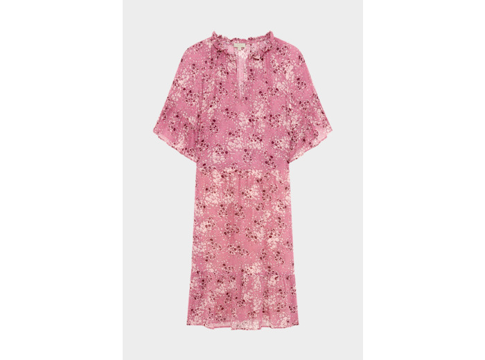 Robe courte en mousseline imprimée - PELINA