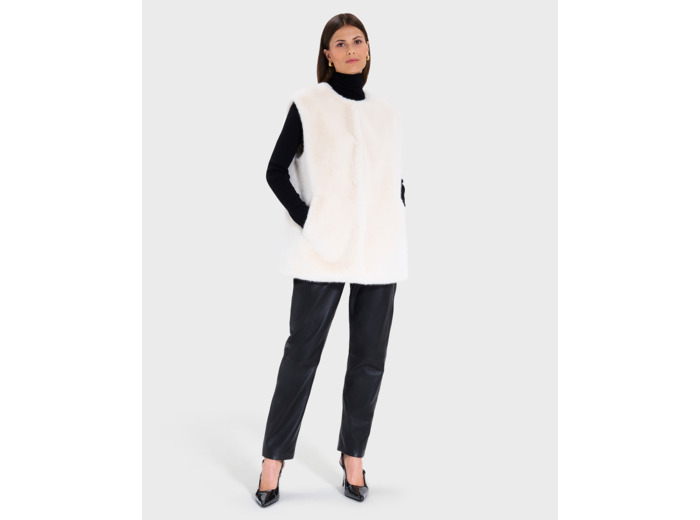 Manteau Madiran Ecru en Polyester