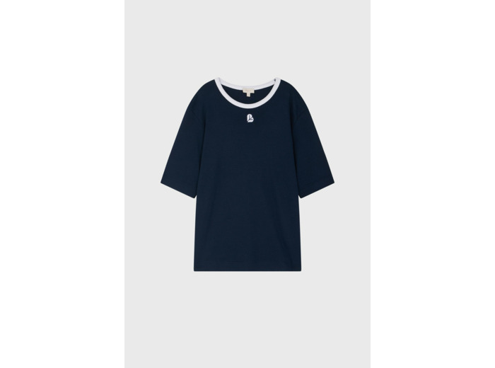 T-shirt à logo contrasté - MAHALIA