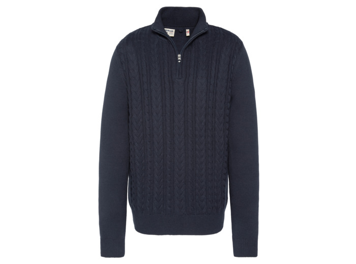 Pull camionneur maille torsadée