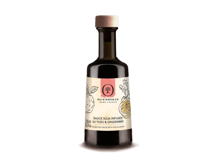 Sauce soja infusée au yuzu & gingembre