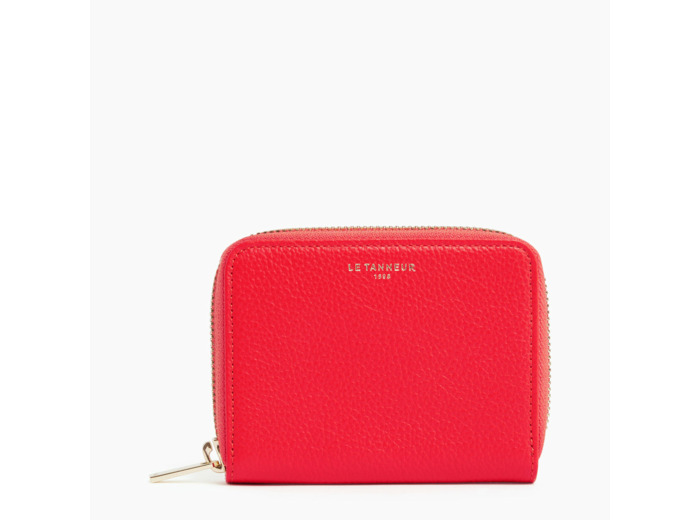 Porte monnaie Emilie en cuir grainé