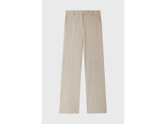 Pantalon large à rayures et sequins - NAYLA