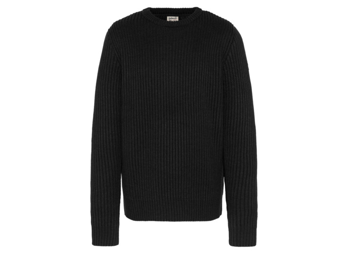 Pull col rond maille côtelé