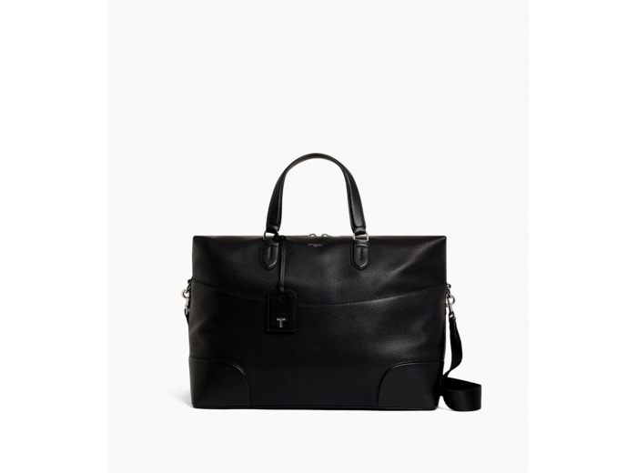 Sac de voyage 24h Romy en cuir grainé et lisse